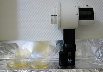 Messgerät für schimmel Keimen in der Luft sporen mit Nährboden